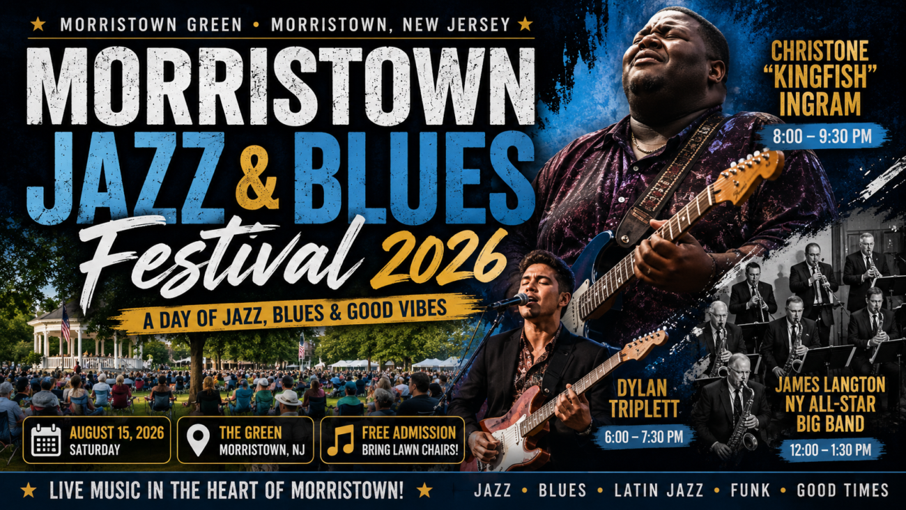 Morristown Jazz & Blues Festival 2026 Lineup & Highlights